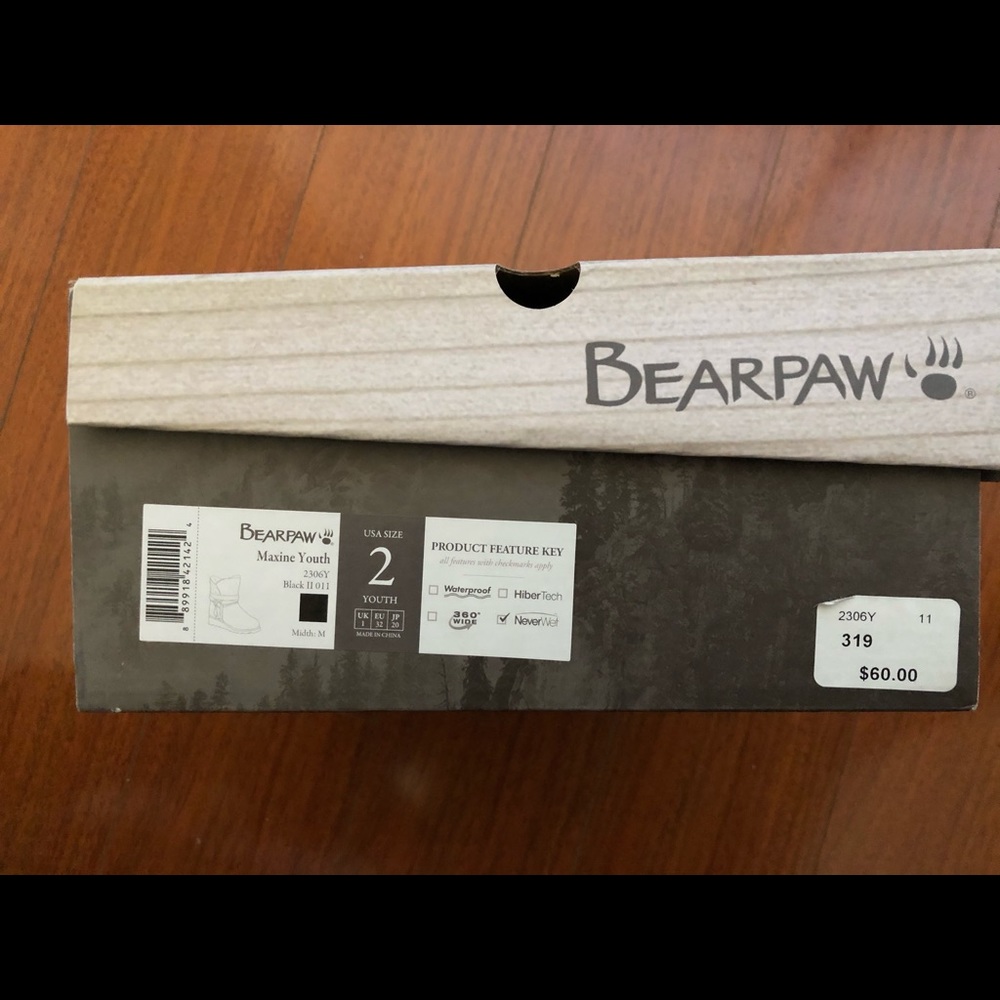NEW BEARPAW Little Girls' Maxine Wedge Boots - Picture 12 of 13